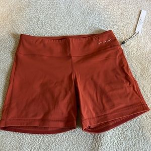 I Am Becoming (IAB MFG) no ride shorts, orange, size 8/M